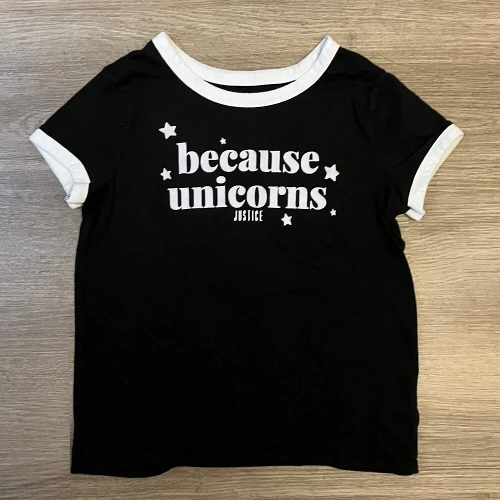 10 Girl Justice Ringer Short-Sleeve T-shirts